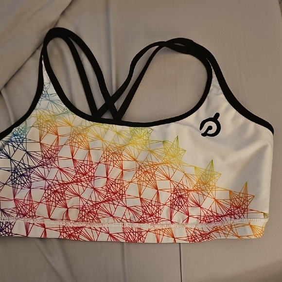 Peloton Other - Peloton Geometric Prism White Sports Bra